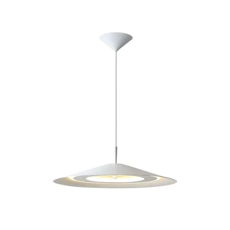 Pendant Lights Pendant Lamp Vintage Pendant Lights Modern Minimalist Designer Restaurant Pendant Lights bar island Lamps Circular Frisbee Shaped Textured LED light