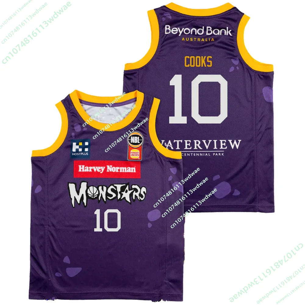 2026년 호주 NBL 농구 저지 베스트 시드니 킹스 3D 프린트 속건 남성 스포츠 트레이닝 팬 저지 모토 신상품