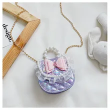  Princess 3pcs Children Small Coin Bags Fashionable Girl Shoulder Bag Cute Little Girls Change Handbags To Match With Party Dress 