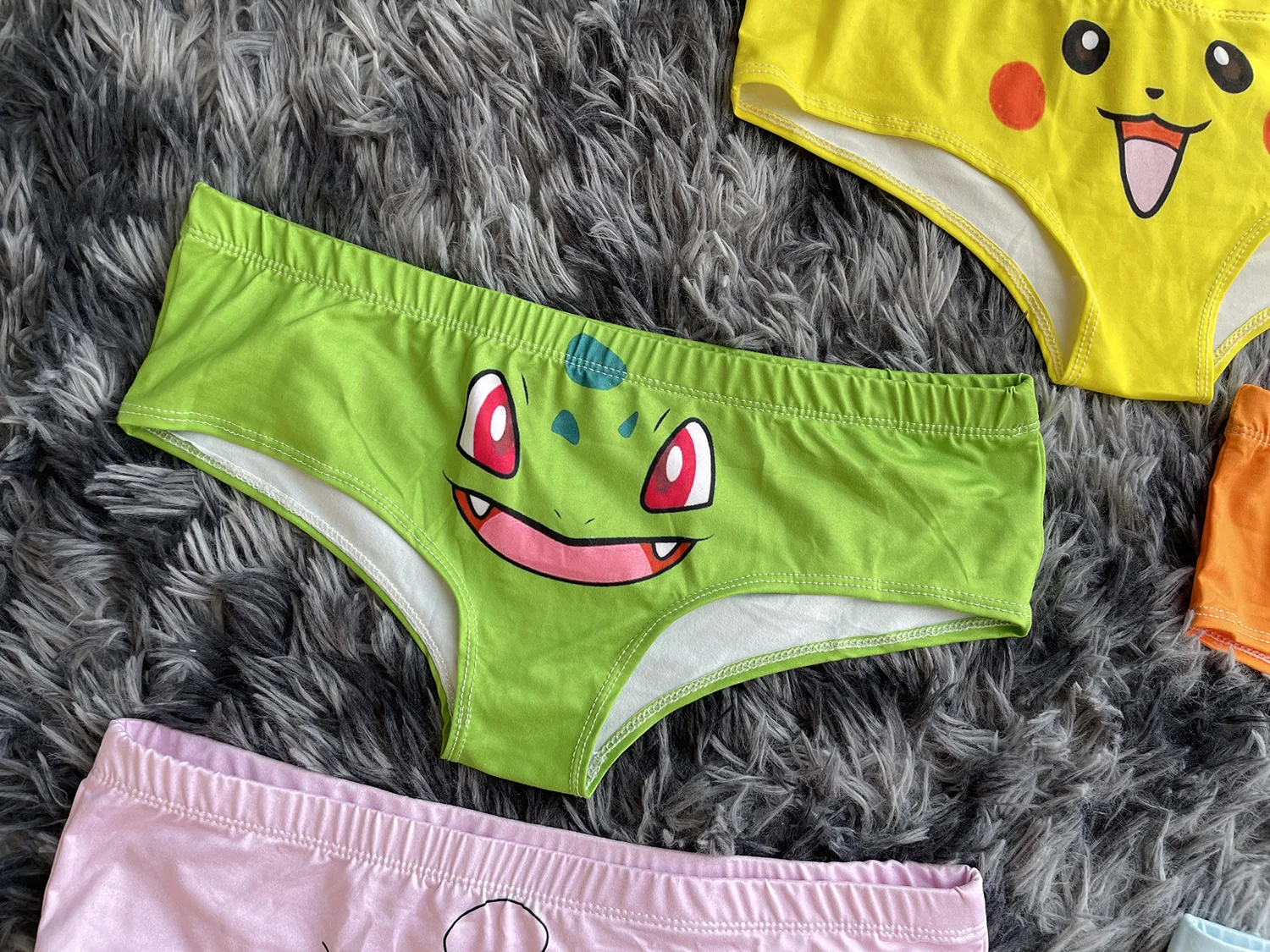 2Pcs Pokemon Pikachu Women's Vest Briefs Set Summer Ladies Cartoon Sexy  Tights Panties Underwear Cute Female Beach Clothing Gift