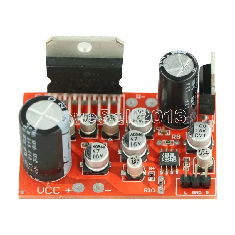 1PCS DC 12V TDA7379 38W+38W Stereo Audio Amplifier Board w/ AD828 Preamplifier Super Than NE5532 Amplifier Board Module Audio Amplifier