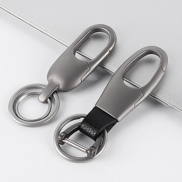 FEGVE Titanium Keychain for Men and Women,Quick Release Keychain Detachable Pull Apart Key Chain Holder