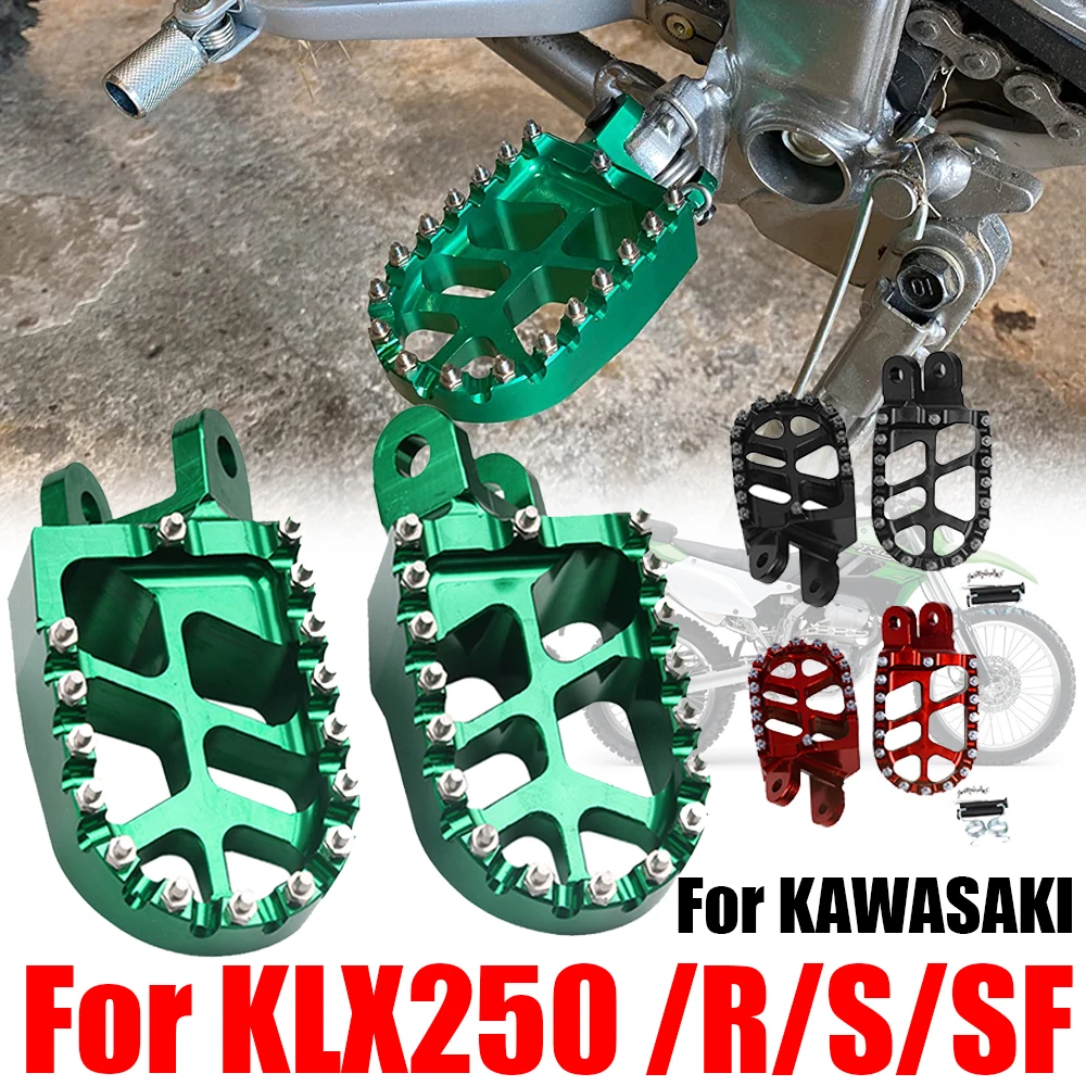 MotocrossFootrestFootpegsFootPegsPedalForKawasakiKLX250R