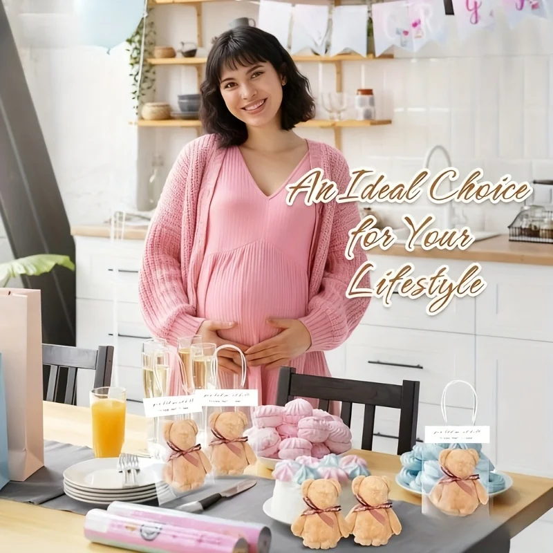 20pcs/10set Transparent Bag Teddy Bear Towel Gift Set Perfect for Wedding Souvenirs Christmas Valentine's Day and Birthday Gifts