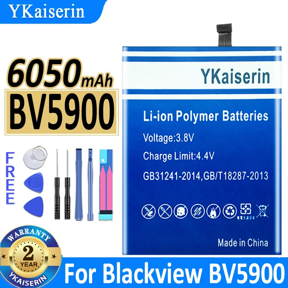 

6500mAh YKaiserin Battery For Blackview BV5900 Bateria + Track Code