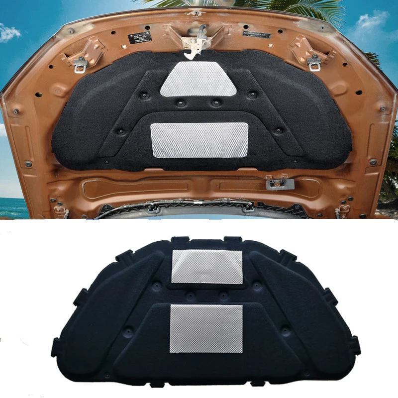 For Bmw X1 E84 20092015 Car Heat Sound Insulation Cotton Front Hood
