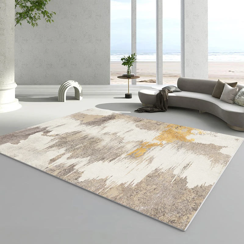 

Nordic Minimalist Ink Printing Carpet, Bedroom, Bedside Carpets, Living Room, Large Area Floor Rug, Kitchen, Corridor,