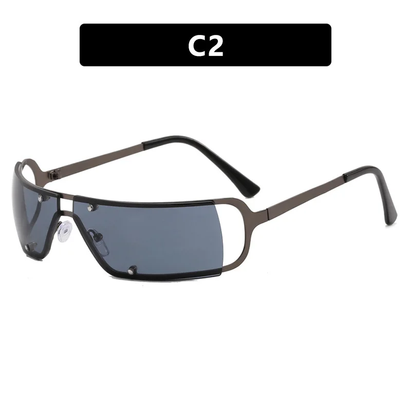 Square Y2K Women's Sunglasses Vintage Small Rectangle Lens Female hottie sun Glasses Men Retro Oculos Future technology_voghion.com