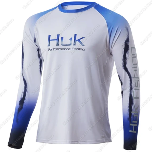 HUK Fishing Shirts UPF 50+ T-Shirt Sun Uv Protection Long Sleeve Fishing  Clothes Outdoor Summer Fishing Jersey Camisa De Pesca - AliExpress