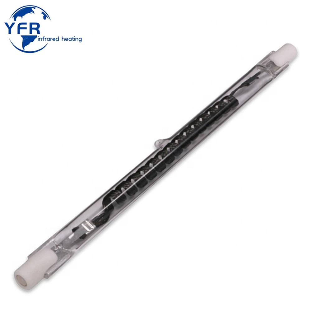 500mm 600mm 600w 1000w 2000w 3000w 220v 230V infrared Quartz heating Element Heater Parts lamp carbon Heat Lamp for Heating