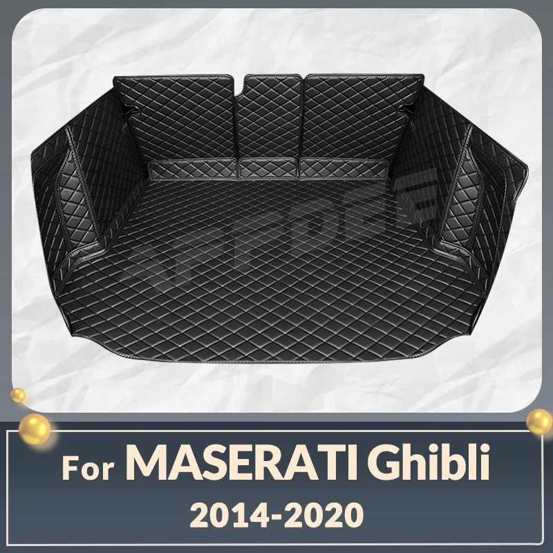 

Автомобильный коврик для багажника с полным покрытием для Maserati ghiсот 2014-2020 19 18 17 16 15, защитный коврик для автомобильного багажника, аксессуары для защиты интерьера