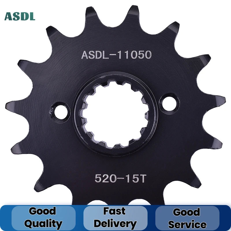 520 15T 15 Tooth Motorcycle Front Sprocket Gear Wheel For For Yamaha Road XT660 XT660X Super Motard 660 1D2 10S XT 660 X 04-15
