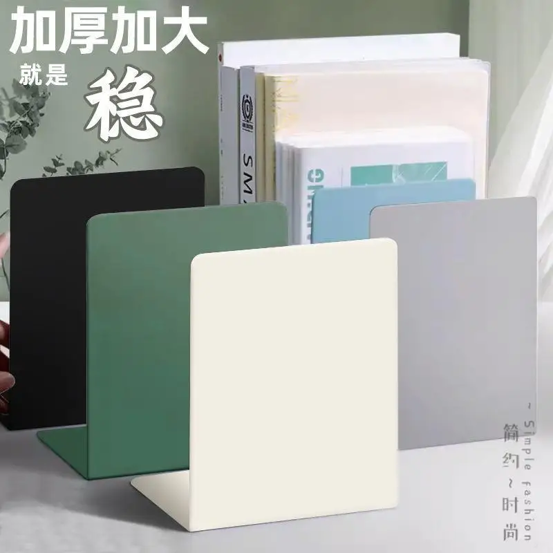 L-Shaped Durable Metal Desktop Organizer and Book Stand