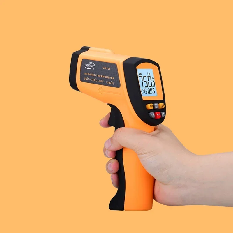 LCD Digital Laser Temperature Meter Gun High-precision Infrared...