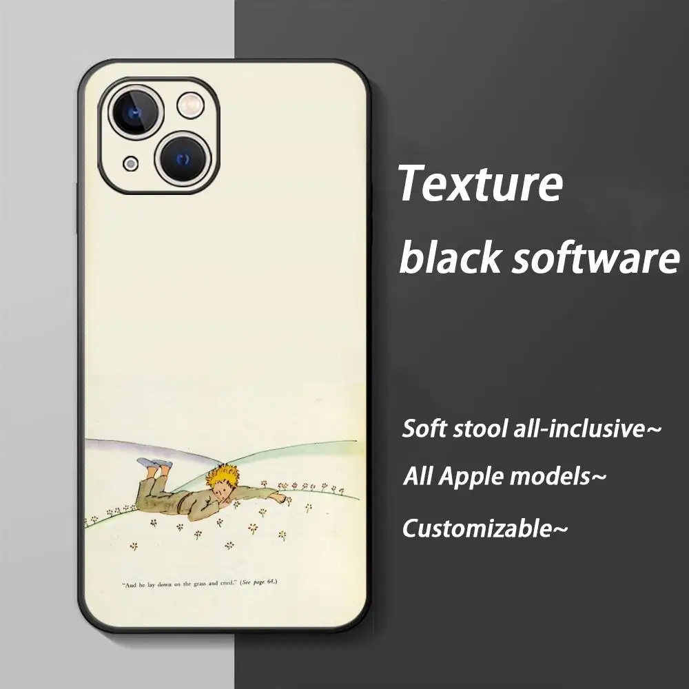 Anime Hot The Little Prince Phone Case - Soft Black Shockproof Cover