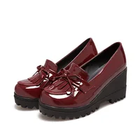 Women Shoes Autumn Female Footwear Casual Sneaker Bow-Knot Round Toe Fringe Fall Summer Dress Big Size New Butterfly Tassel Leis 1