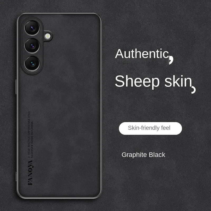 Premium PU Leather Matte Phone Case with Silicone Bumper
