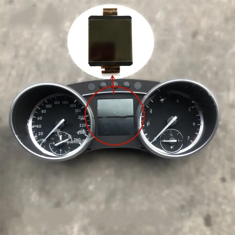 

QDARCTIC original dismount INSTRUMENT screen kilometer dispaly monitor for Mercedes Benz W251 R300 R320 R350 R400 R500