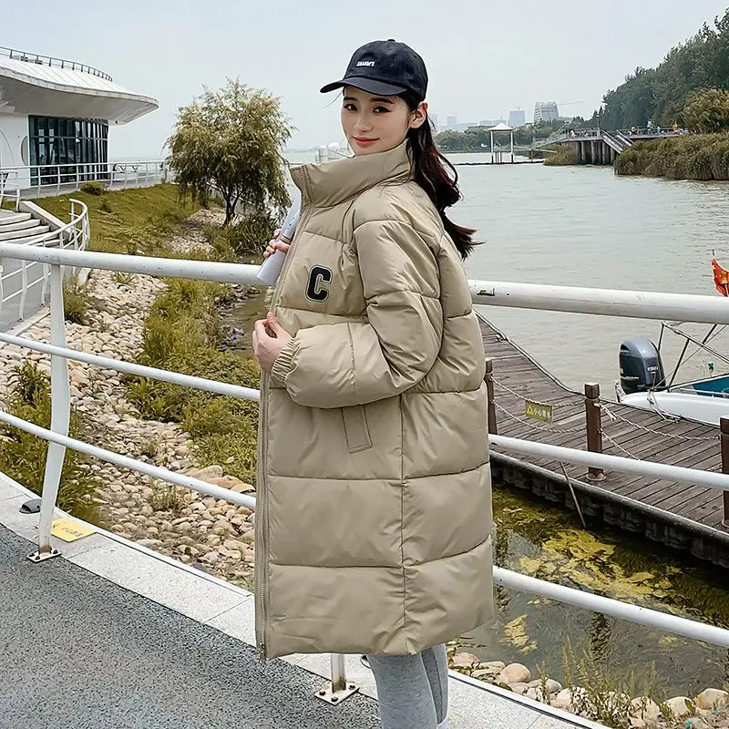 Long Down Coats Women's Down Jacket 2024 Warm Feather Coats Long Puffer Jacket Women Padded Jackets Thick Long Down Jackets