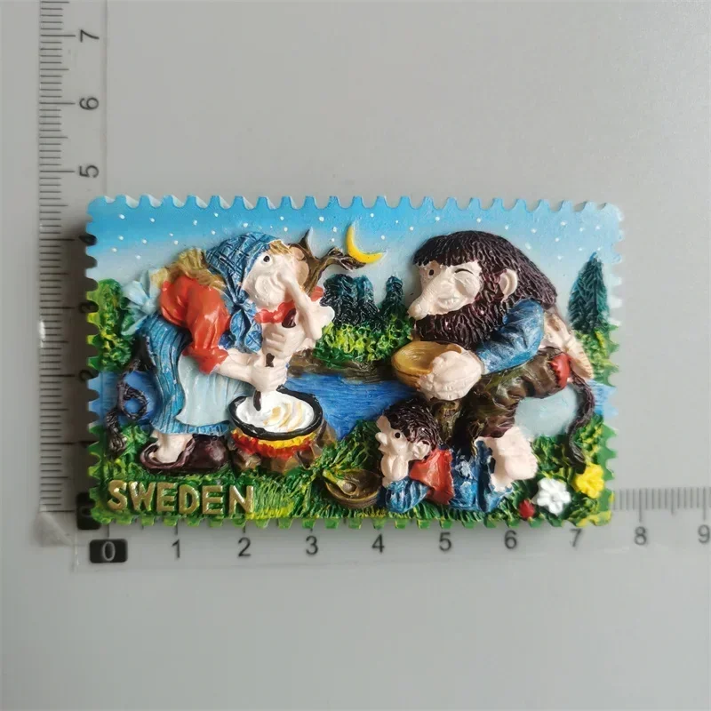 Magnete Frigorifero Stoccolma Stoccolma Svezia Magnete Per Frigorifero Turistico Souvenir Regalo Viaggio Svedese Decorazione