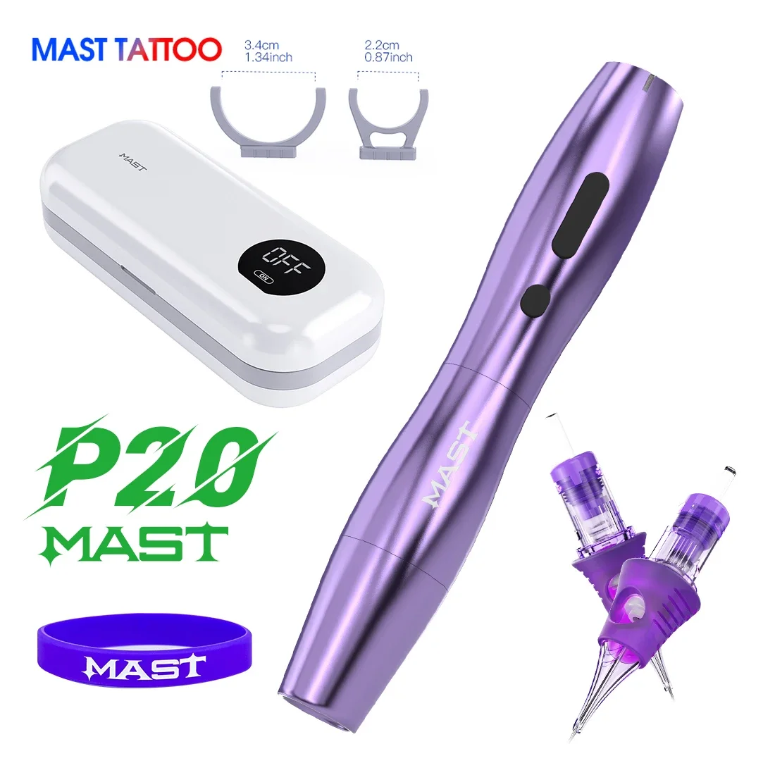 アダプターp20,滅菌ボックス付きワイヤレスペンマシン,紫外線,99.99 