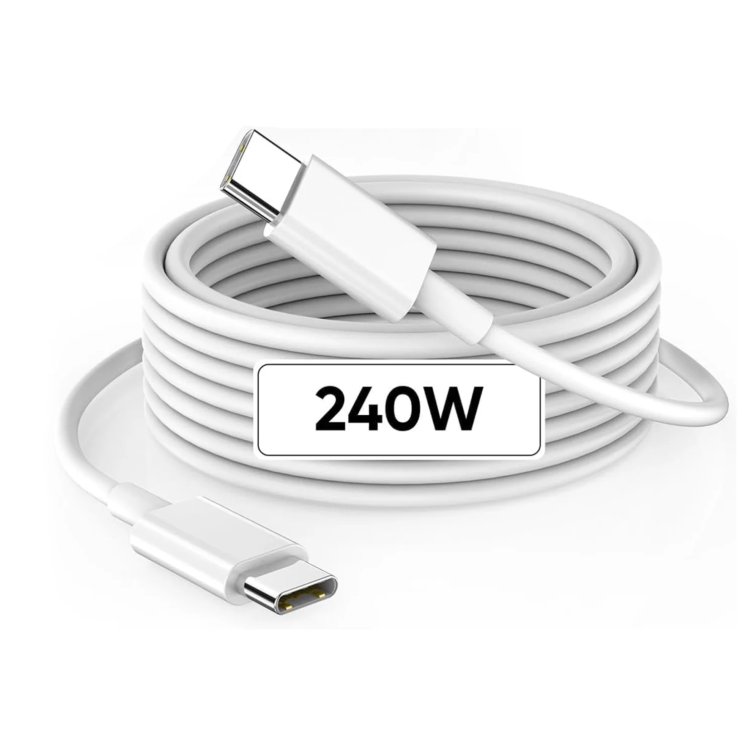 High-Speed 240W USB C to USB C Fast Charging and Data Transfer Cable