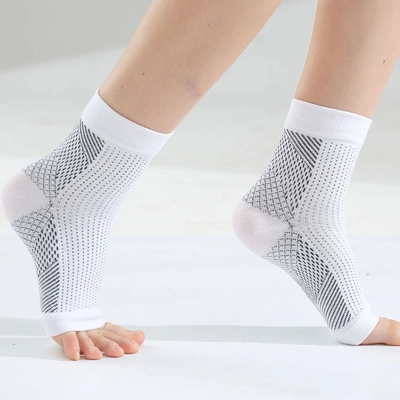 4Pack Neuropathy Socks for Women Men Neuropathy Pain Ankle Compression Socks