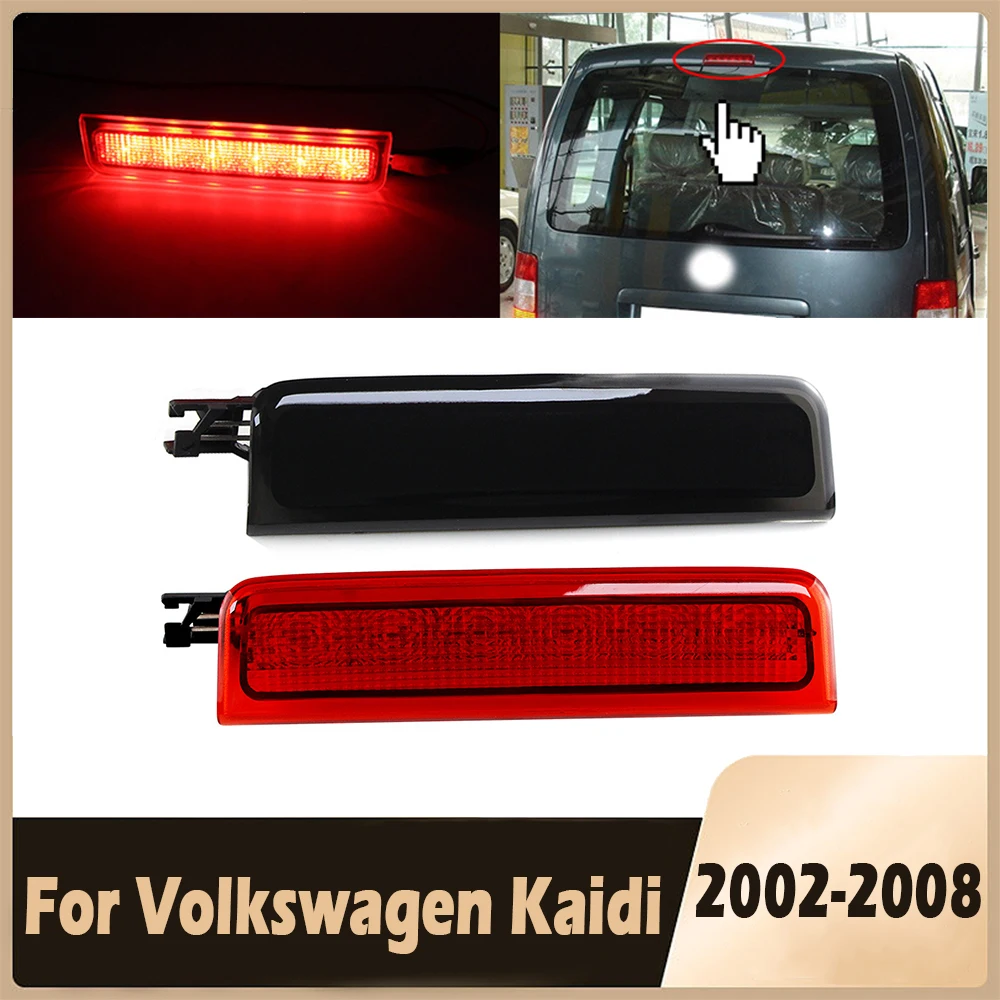 

Third High Mount Brake Light Led Rear Warning Stop Indicator Lamp Replacement For VW Caddy 2002-2008 Car Accessories Red Black