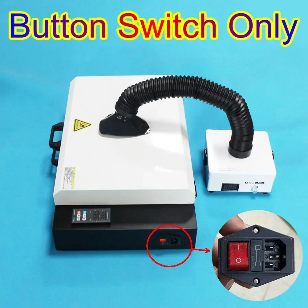 Oven DTF Push Button Switch On Off Start Buttons For DTF Heating Oven A2 A3 Dtf Printing Device Replacement On/Off Button