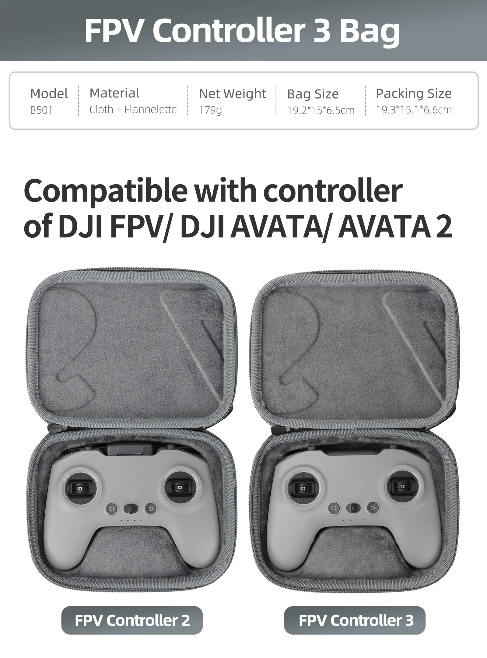 Drone Storage Bag Drone Accessories Handbag Case For DJI Avata 2