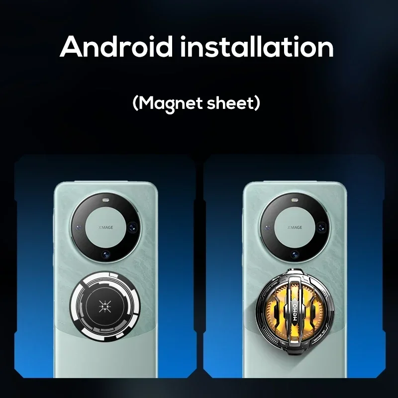 Universal Magnetic Mobile Phone Cooling Fan and Heat Sink
