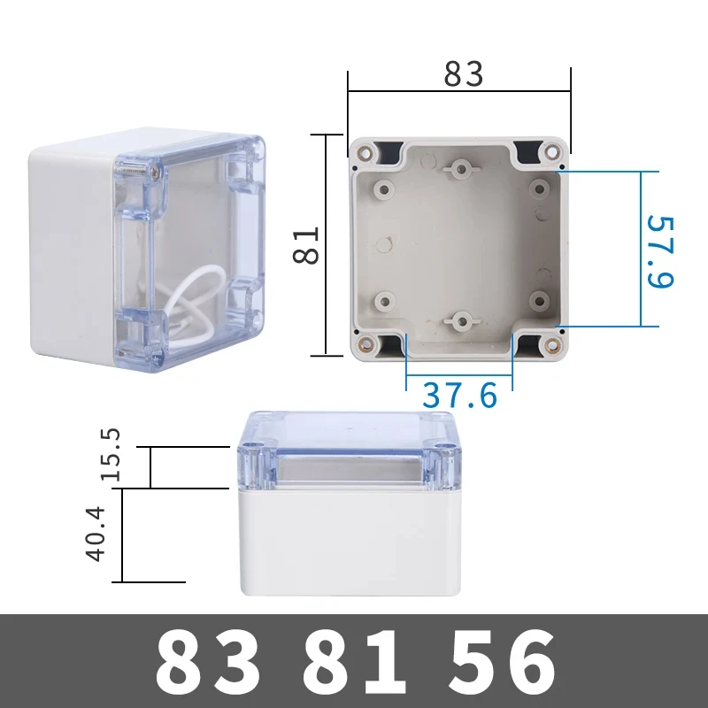 Waterproof Transparent Electronic Project Enclosure Box