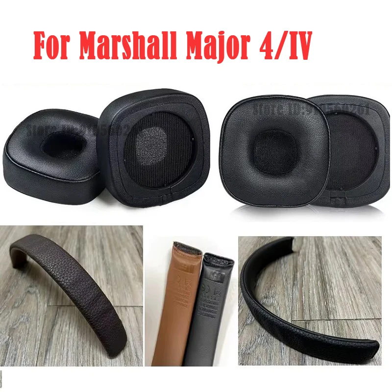 Ear Pads For Marshall Major 4 IV Headphone Earpad Cushion Soft Protein Leather Foam Sponge Earmuff Durable Flexible Earphone