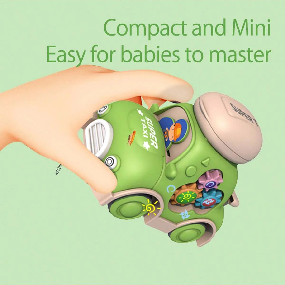 لعبة سيارة التعليم المبكر للأطفال ، معدات السيدان...