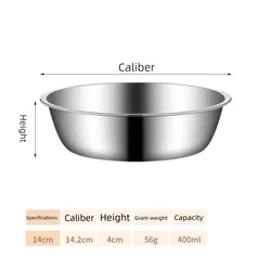 Premium Dog Water and Food Bowl (M - 400ML)