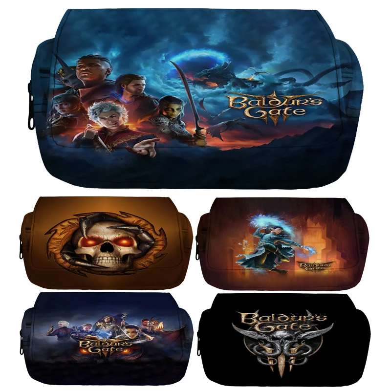 

Baldur's Gate 3 Pencil Cases Shadowhear Pouch Holder Box for Girls Office Student Stationery Organizer School Supplies