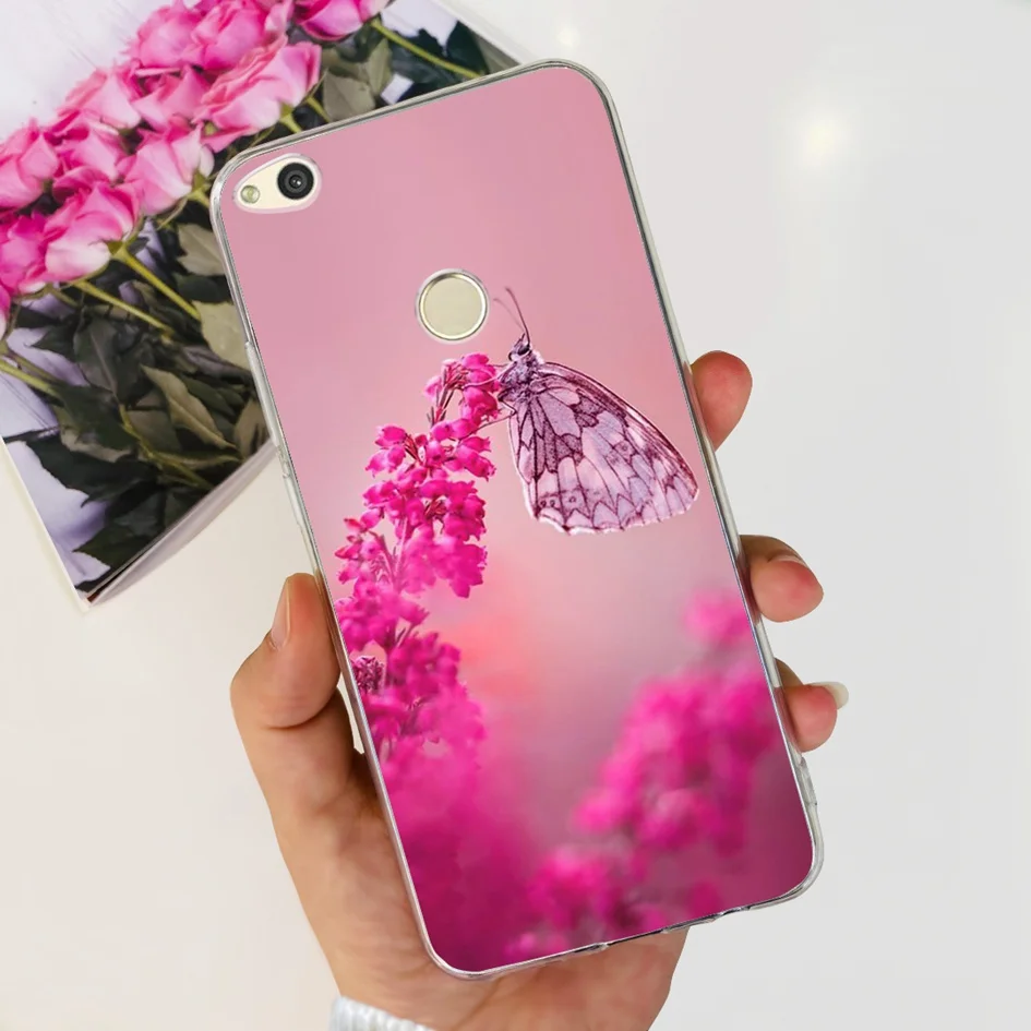 Floral Love Heart Soft Silicone Clear Phone Case