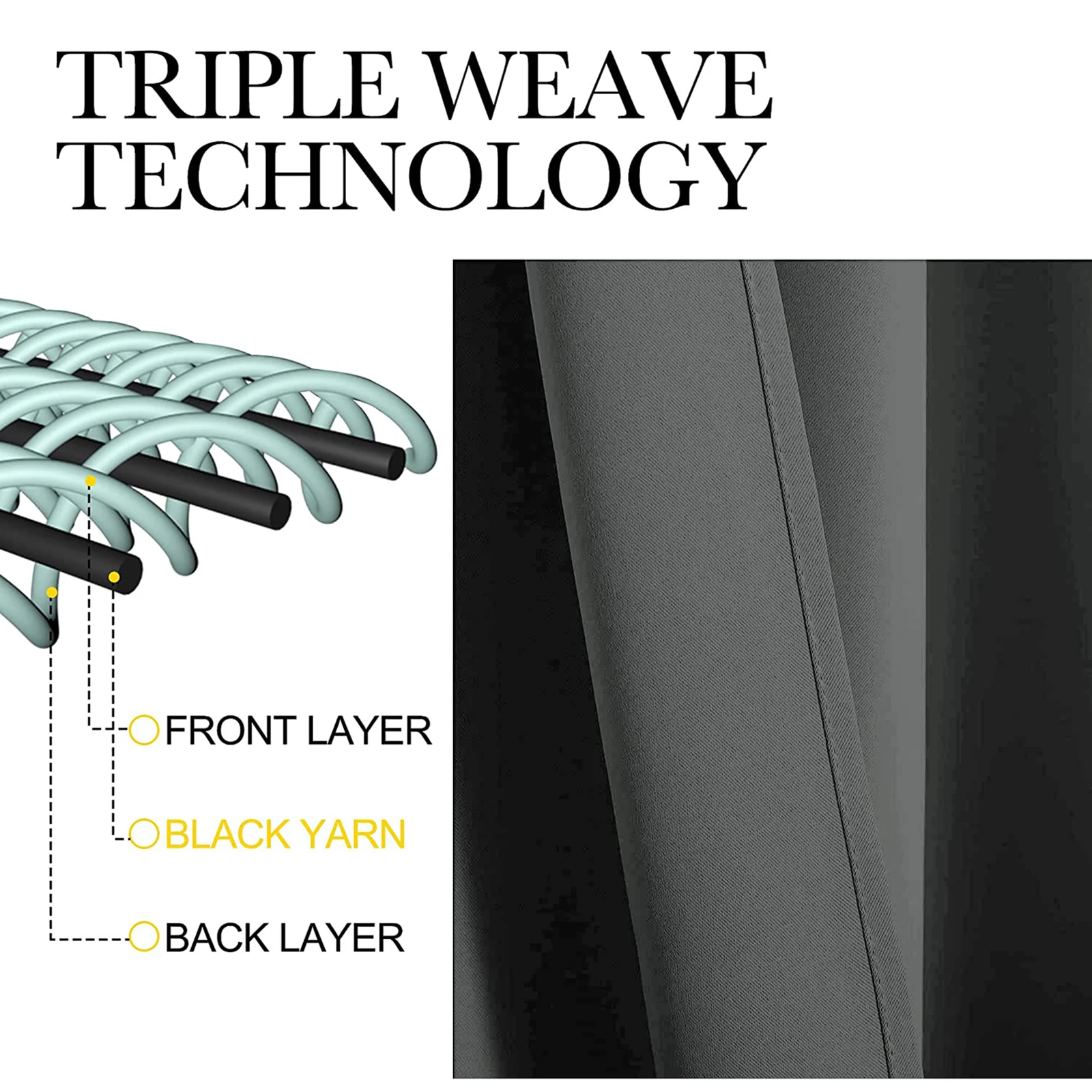 1%20Panels%20106CMx160/213/241CM%20Drop%20Blackout%20Curtains%20Super%20Soft%20Treartment%20Thermal%20Insulated%20Pencil%20Pleat%20Window%20-%20Image%203