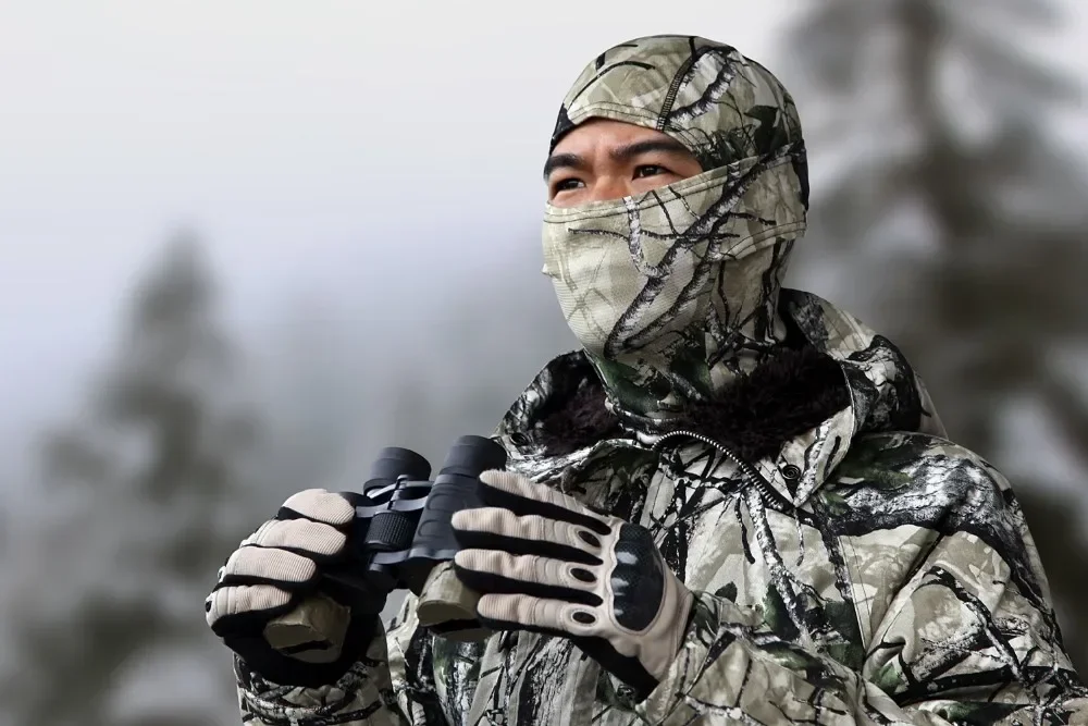 Airsoft Paintball Wargame Bionic Balaclava Camouflage Full Face Mask Quick-drying Hood Camping CS Field Hunting Cap