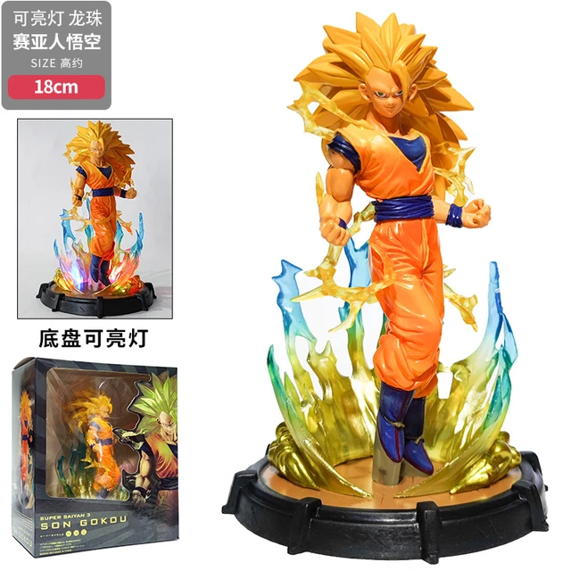 Boneco Goku Super Saiyajin 3 - Leia A Descrição