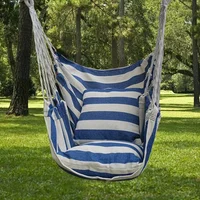 1pc Folding  Hammock, Anti Rollover And Anti Slip，Outdoor Hammock Chair, Canvas Leisure Swing Chair, No Pillow Or Cushion, 1