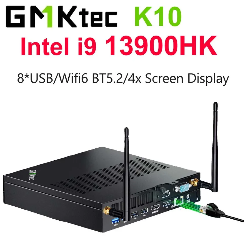 GMKtec K10 Intel i9 13900HK Mini PC Windows 11 DDR5 5600Mhz Pcie