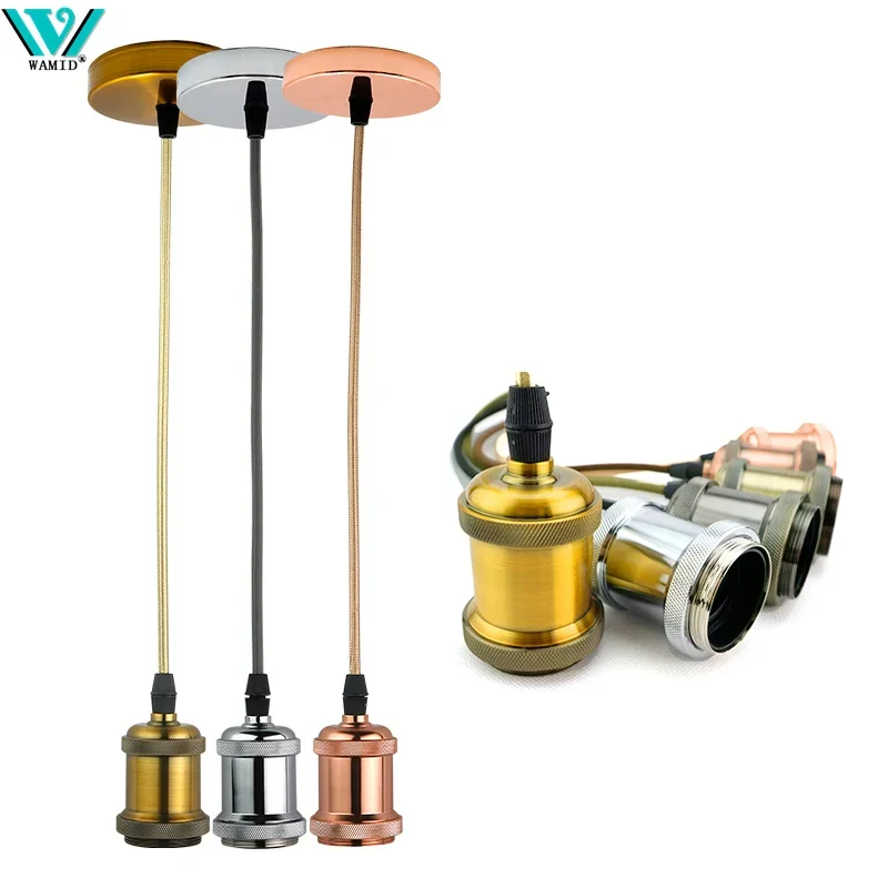 Vintage Edison Pendant Lighting Base E27 E26 Retro Lighting Screw Socket Lamp Holder Industrial Indoor Decor Fixing Lamp Stand lamp bulb holder lamp holder lamp base