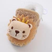 Newborn Winter Baby Boots Shoes Cute Cartoon Boy Girl Toddler Plush Snow Booties Warm Infant Crib Shoes First Walkers 5