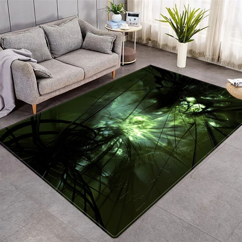 

Colorful Series Printed Rugs Home Living Room 3D Printing Game Small Rug Bedroom Room Decoration Door Mat Non-slip Washable Rug