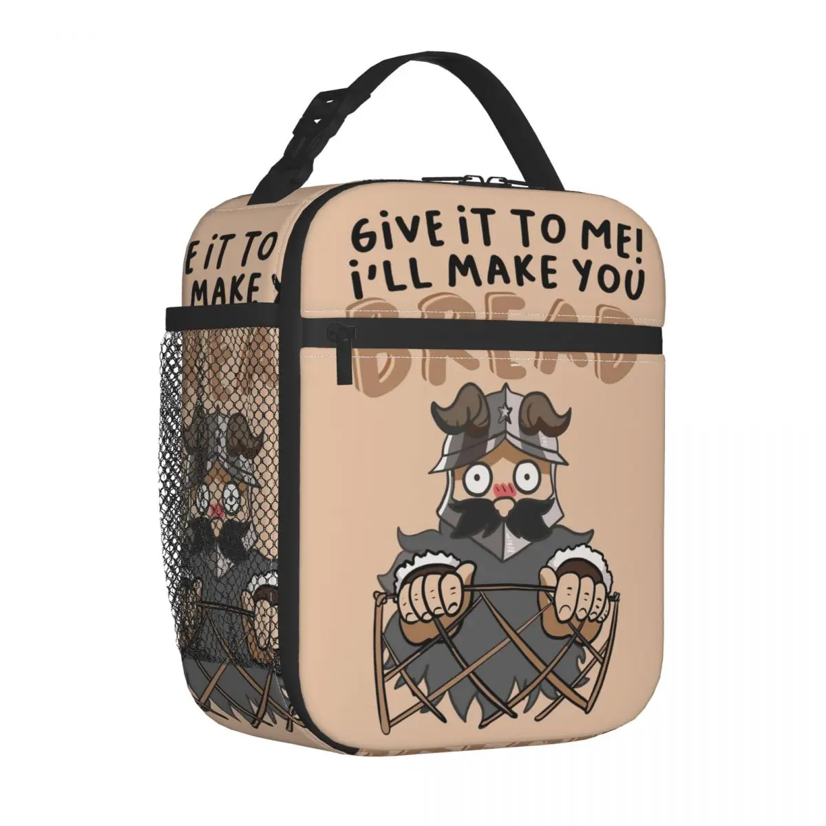Dungeon Meshi Senshi Insulated Lunch Bags Delicious In Dungeon Lunch Container Cooler Bag Box Tote College Food Storage