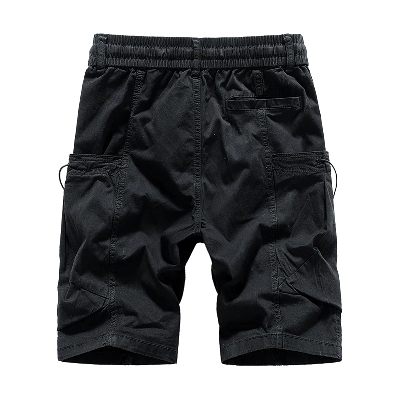 Summer Waterproof Quick Dry Multi-pocket Shorts Men Cargo Shorts Tactical Short Pants Men's Outdoor Clothes Hunting Fishing