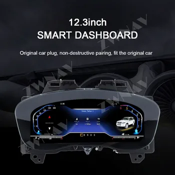 ZWNAV nueva actualización para Ford Explorer 2011-2019 velocímetro automático tacómetro coche Digital clúster instrumento LCD tablero Cockpit- 1