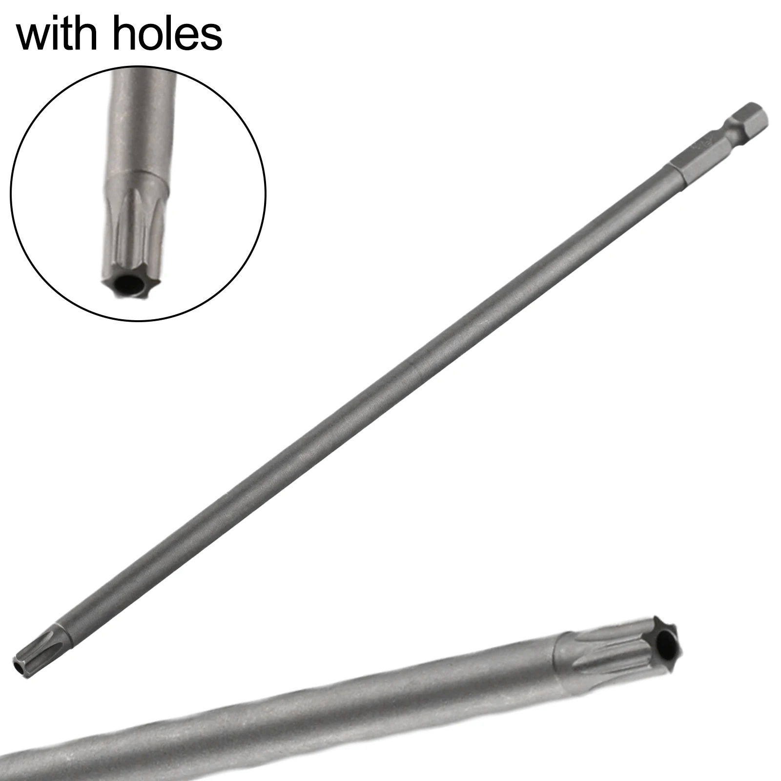 Magnetischer Torx-Bit, extra lang, 200 mm, Schraubendreher-Set, Sicherheit, manipulationssicher, Stern für elektrische Bohrmaschine, Schraubendreher, Schraubendreher – Detail 23