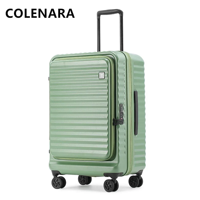 

COLENARA 28 Inch Cabin Luggage Large Capacity Trolley Case 20" Front Opening Laptop Boarding Case 24" Carry on Travel Suitcase